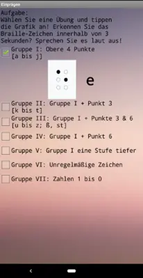 Braille Blindenschrift – Deutsch android App screenshot 2